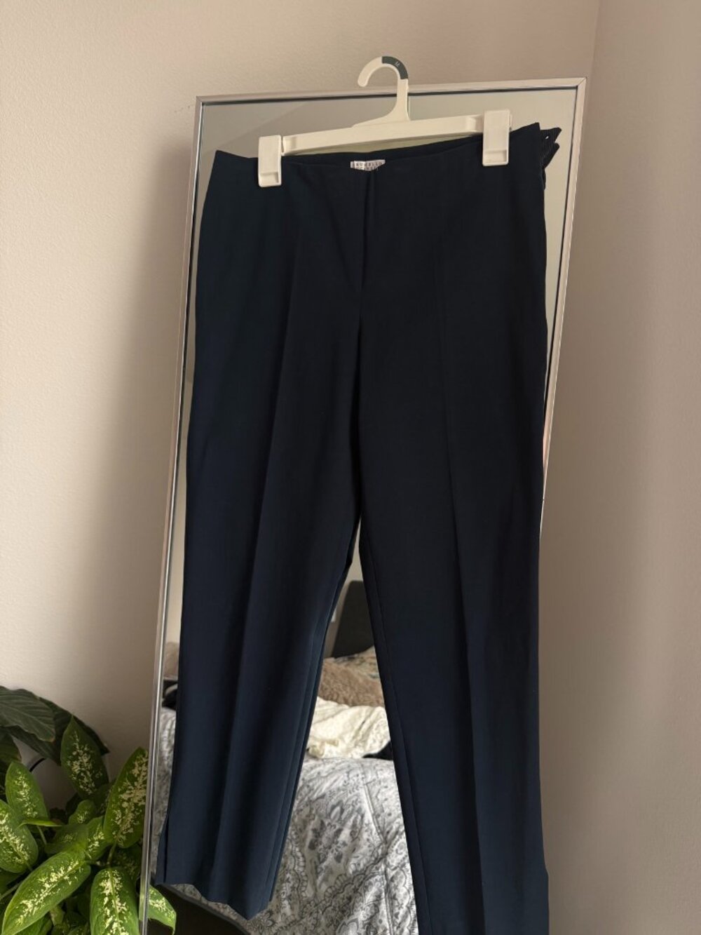 Brunello Cucinelli Navy Cotton Trousers Womens 8
